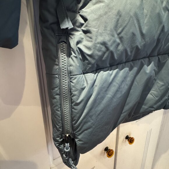 Hooded REI Coop Norseland Down Parka 2.0 Winter Car Coat Stone Blue Size 1X NWT - Picture 8 of 16